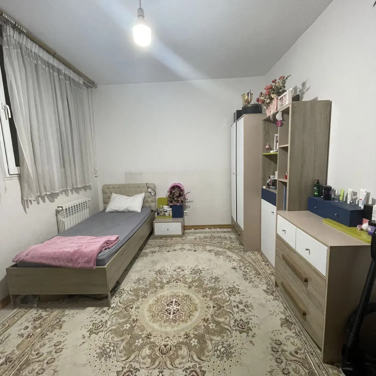 سرویس خواب یکنفره ،برند آپادانا|تخت و سرویس خواب|کاشان, شهرک خاتم الانبیا (مسکن ملی کاشان)|دیوار