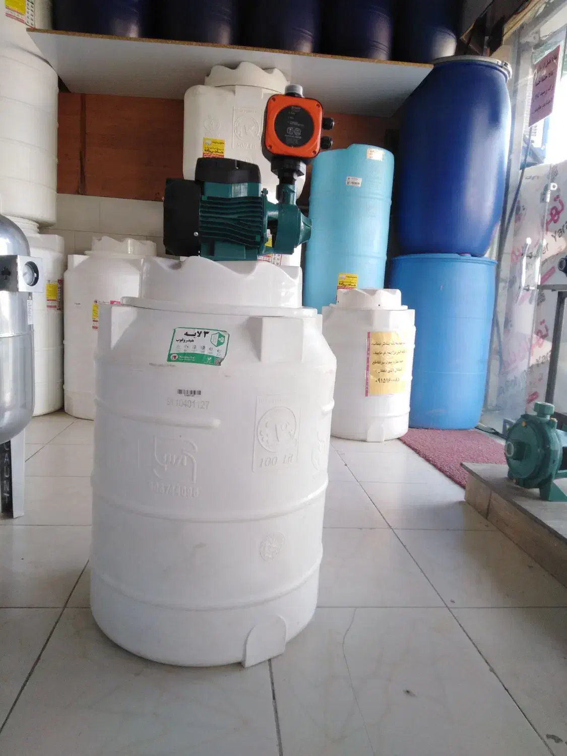 پمپ آپارتمانی تا 8 طبقه با لوازم 10.000.000 تومان|مصالح و تجهیزات ساختمان|بیرجند, |دیوار