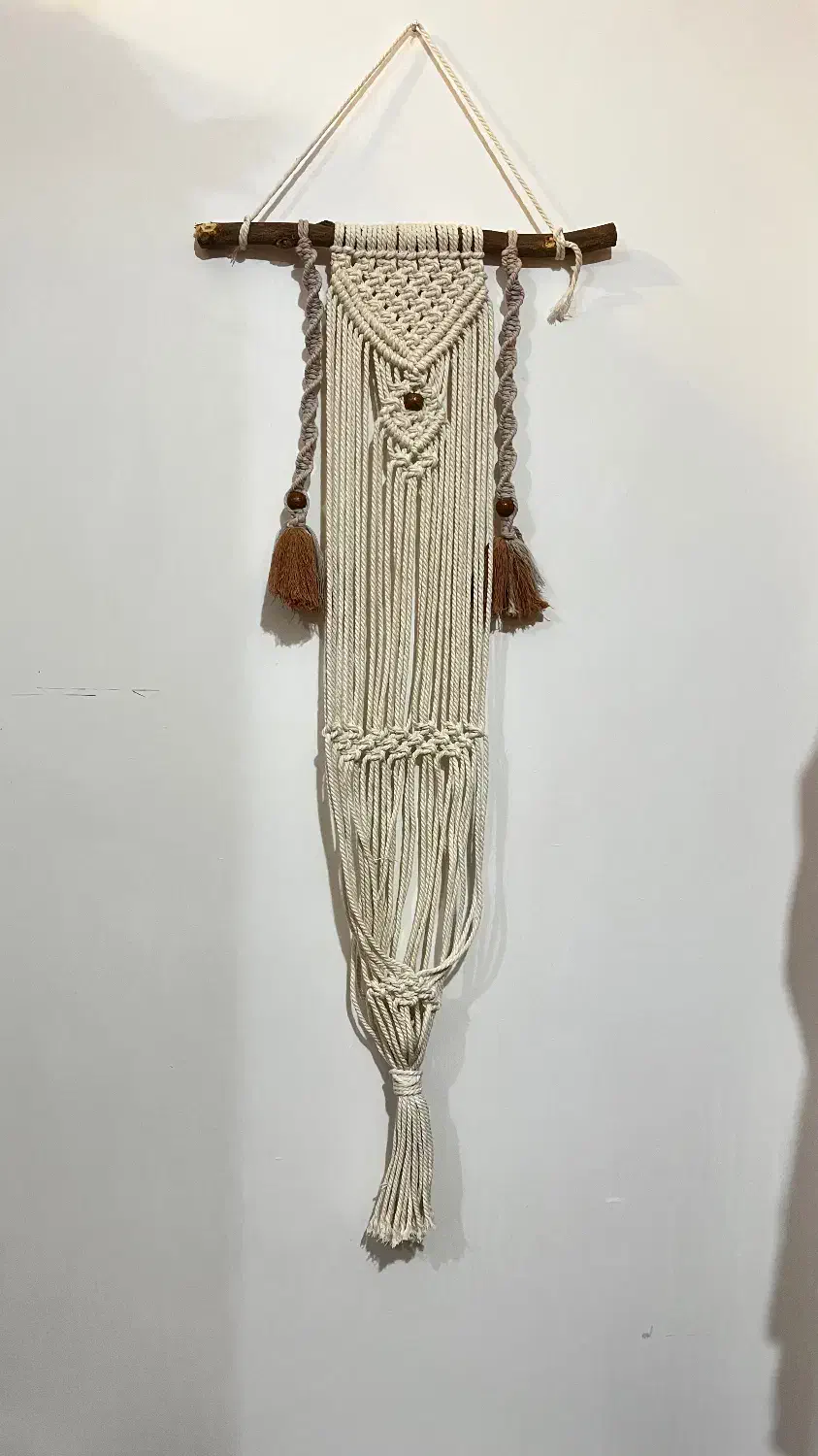 فروش آویز گلدان مکرومه دست بافت|صنایع دستی و سایر لوازم تزئینی|اهواز, پادادشهر|دیوار