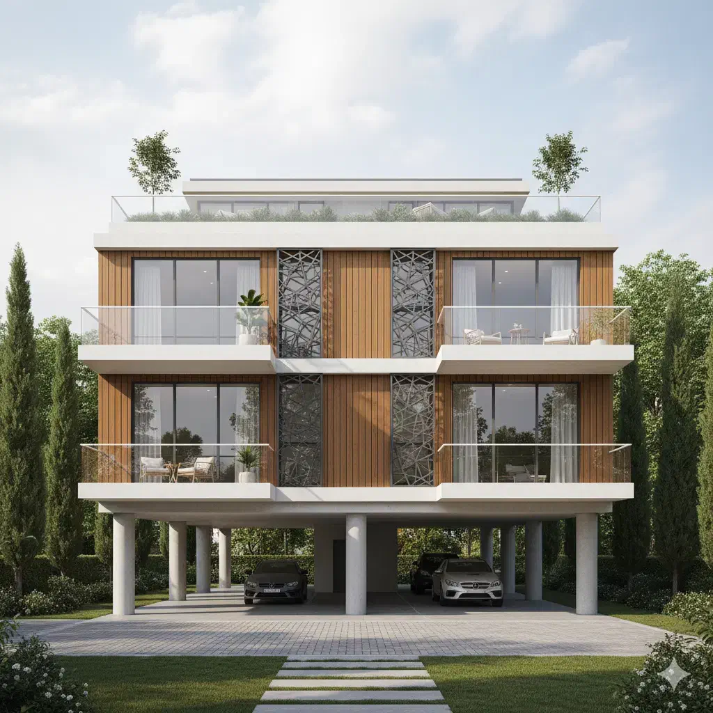 ۲طبقه روی پیلوت/ آسانسور/کلید اول|فروش خانه و ویلا|دورود, |دیوار