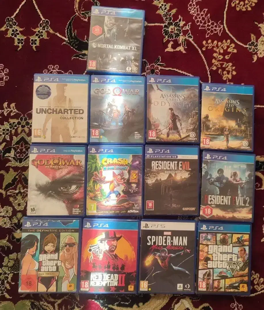 دیسک بازی pa4 ps5|کنسول، بازی ویدئویی و آنلاین|شیراز, طلاب|دیوار