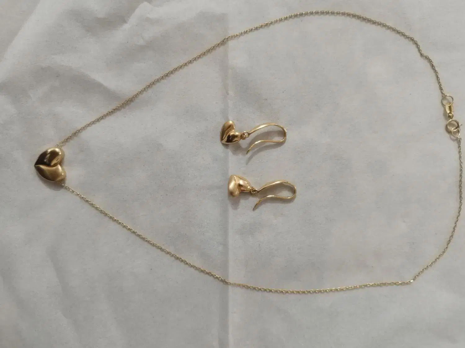 نیم ست قلبی شیک نو بدونه استفاده|جواهرات|مشهد, شیرودی|دیوار