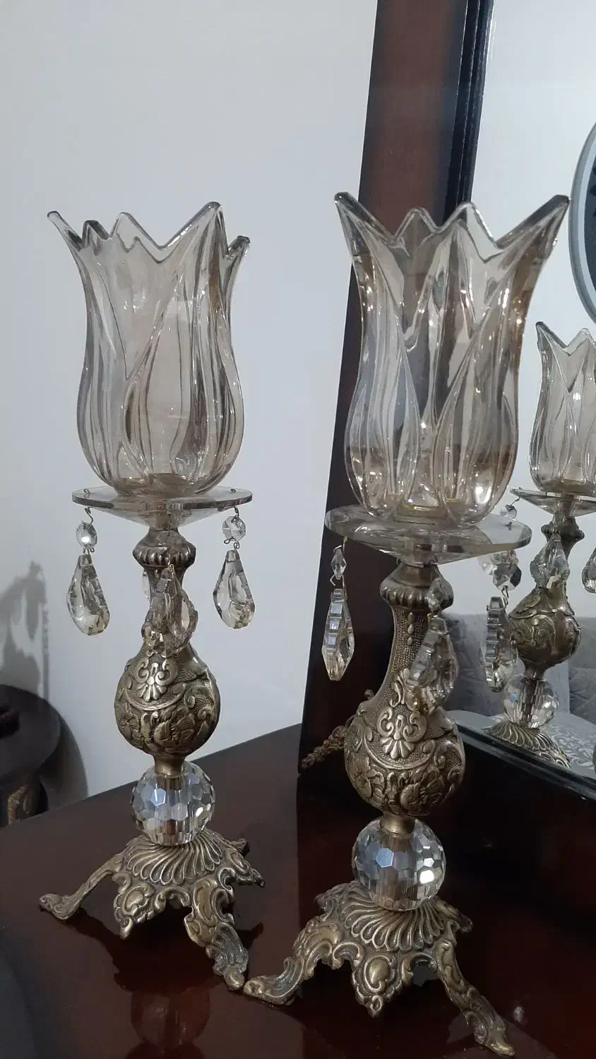 شمعدان و تلفن|لوستر و چراغ آویز|کرج, باغستان|دیوار