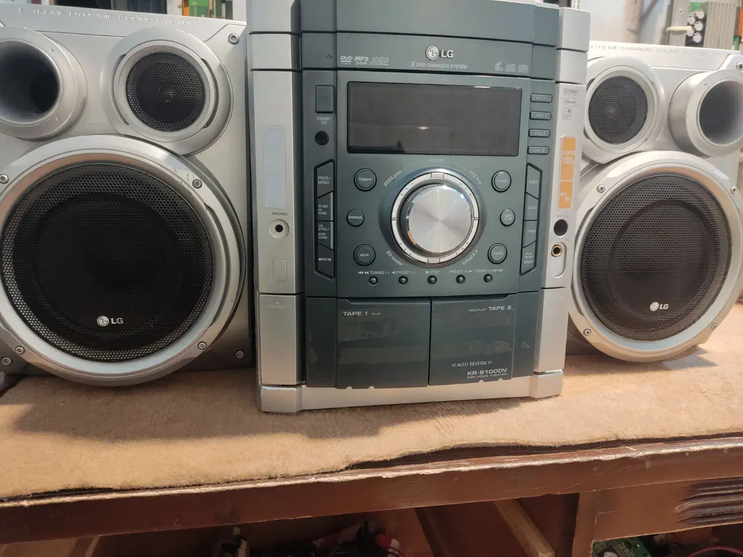 ضبط صوت الجی DVD دار کاملا سالم|سیستم صوتی خانگی|زنجان, |دیوار