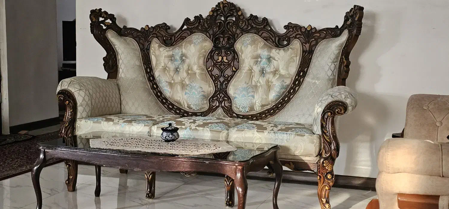 مبل سلطنتی|مبلمان خانگی و میز عسلی|اندیشه, شهرک کوثر|دیوار