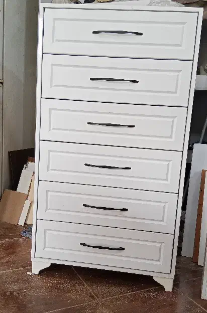 دراور 6کشو درب وکیوم سامین چوب|جاکفشی، کمد، دراور|کرمانشاه, |دیوار