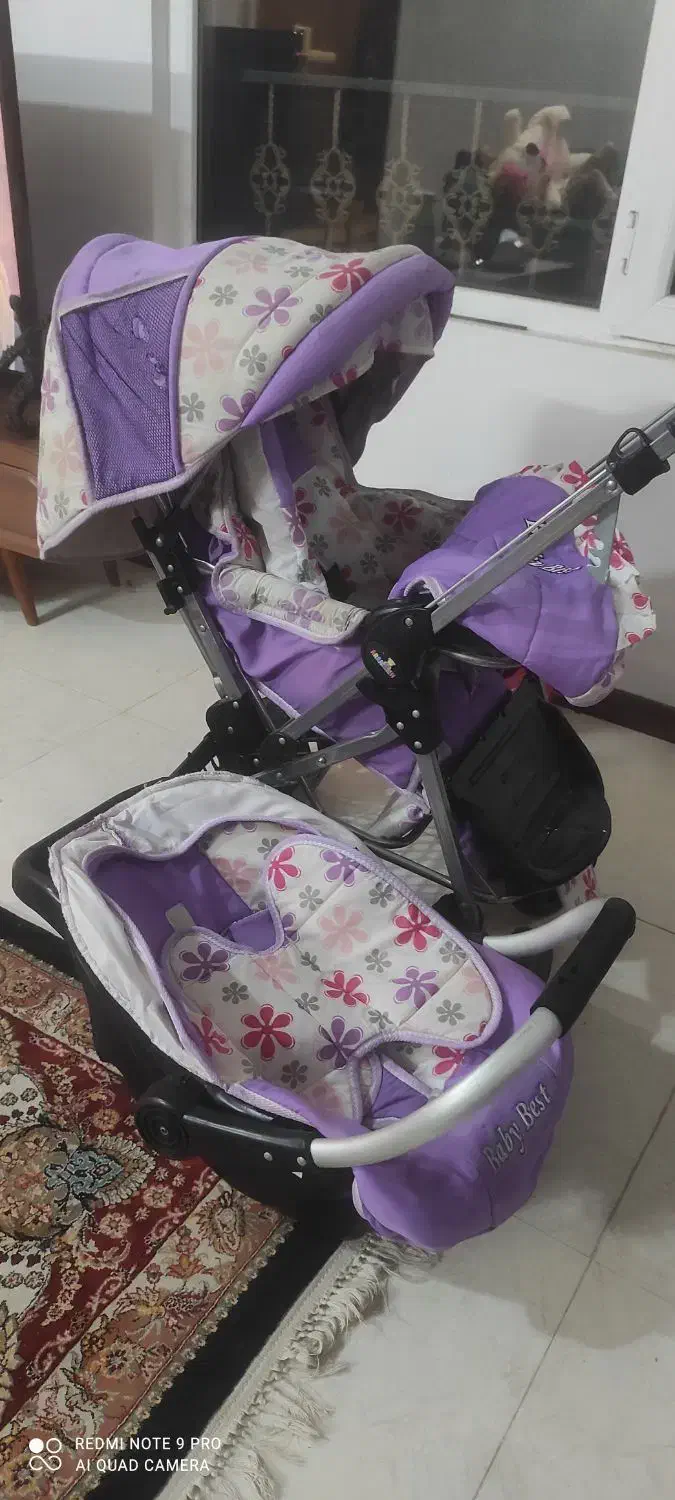 کالسکه با کرییر سالم تمیز|کالسکه و لوازم جانبی|مشهد, فرهنگیان (شهرک غرب)|دیوار