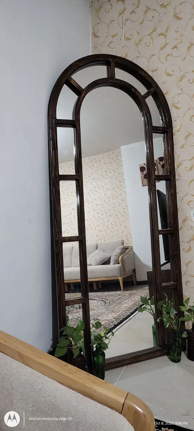 آیینه قدی چوبی سفارشی ساز|آینه|کرج, گلشهر|دیوار