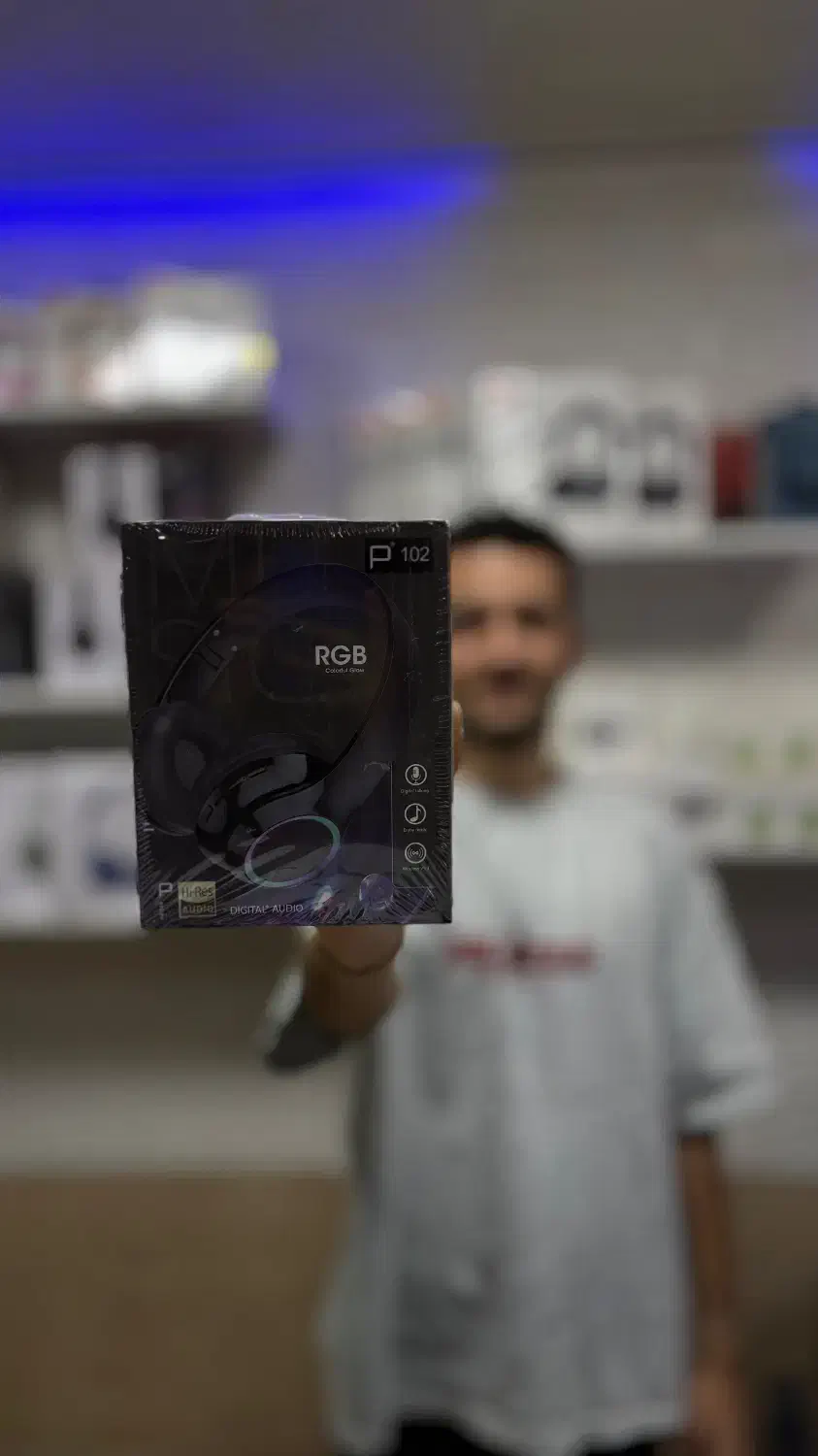 هدفون p102 rgb|لوازم جانبی موبایل و تبلت|قم, چهل درخت|دیوار