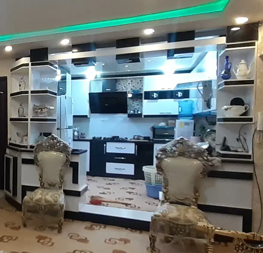 سینگ  و هود و گاز و کابینت مجهز|اجاق گاز و لوازم برقی پخت‌وپز|گچی, |دیوار