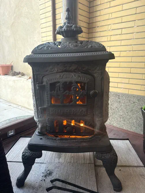 بخاری چدنی هیزمی|بخاری، هیتر، شومینه|تبریز, |دیوار