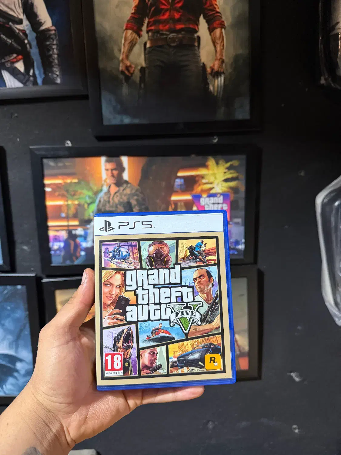 دیسک بازی جی ای تی وی gtaVپلی استیشن5 بدون خط|کنسول، بازی ویدئویی و آنلاین|آمل, |دیوار