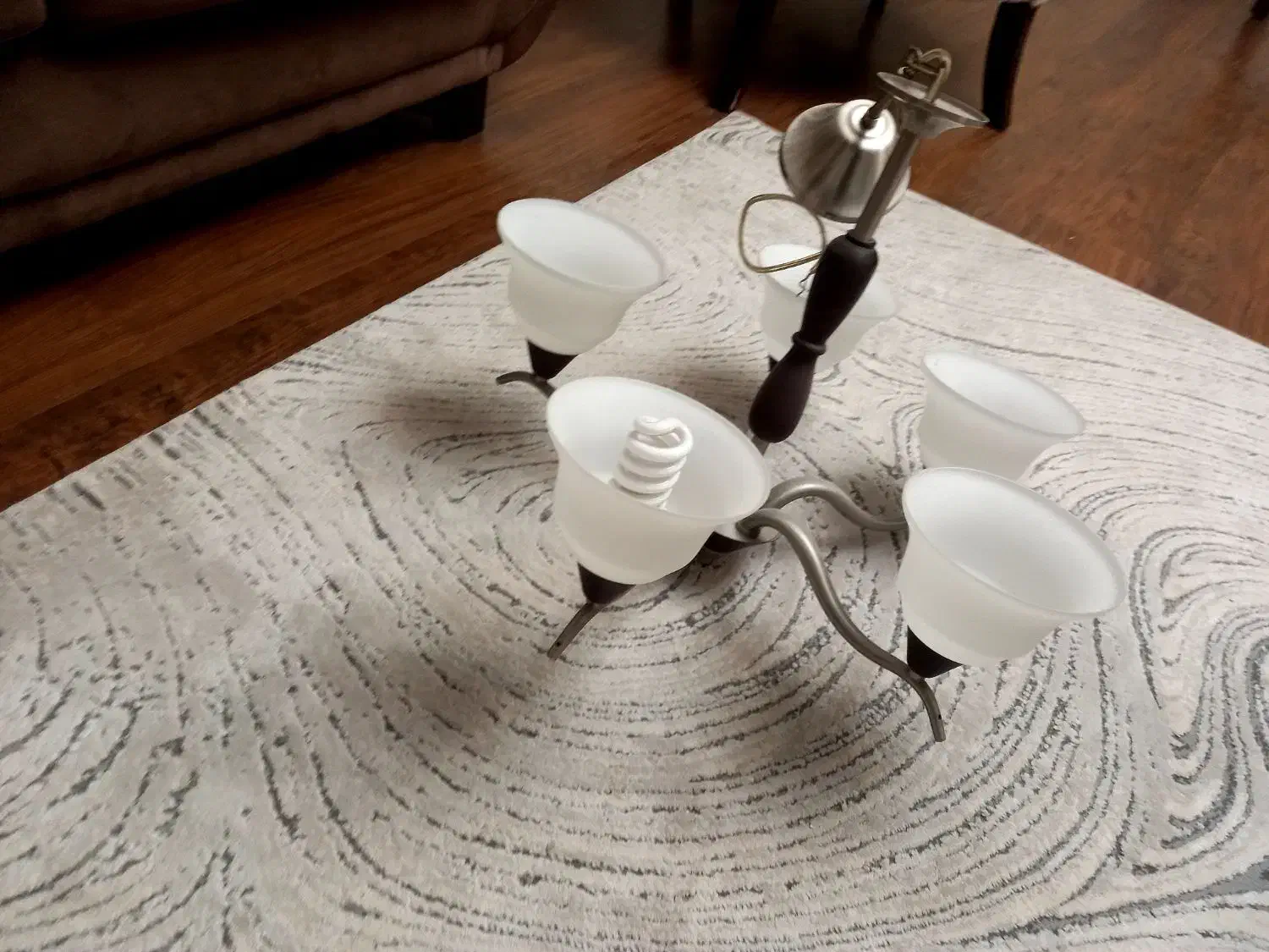 لوستر ۵ شاخه|لوستر و چراغ آویز|دامغان, |دیوار