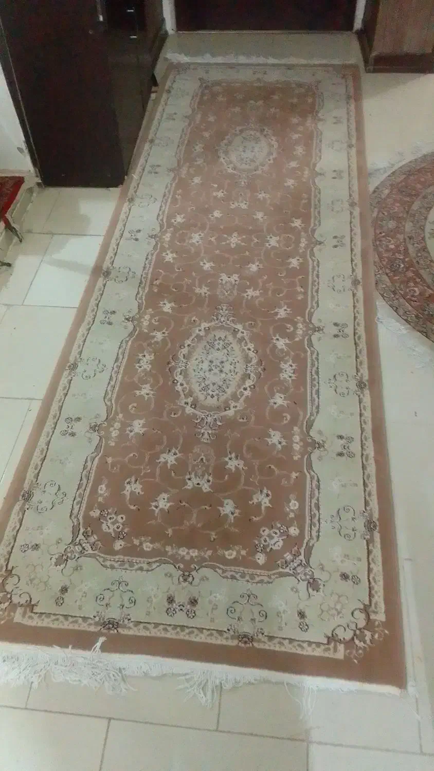 فرش ۱۲ متری و یه کناره ۳ متری در ۹۹ سانت|فرش|جغتای, |دیوار