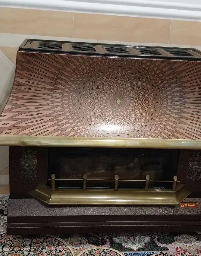 بخاری گازی شومینه ای گالان|بخاری، هیتر، شومینه|اندیمشک, |دیوار