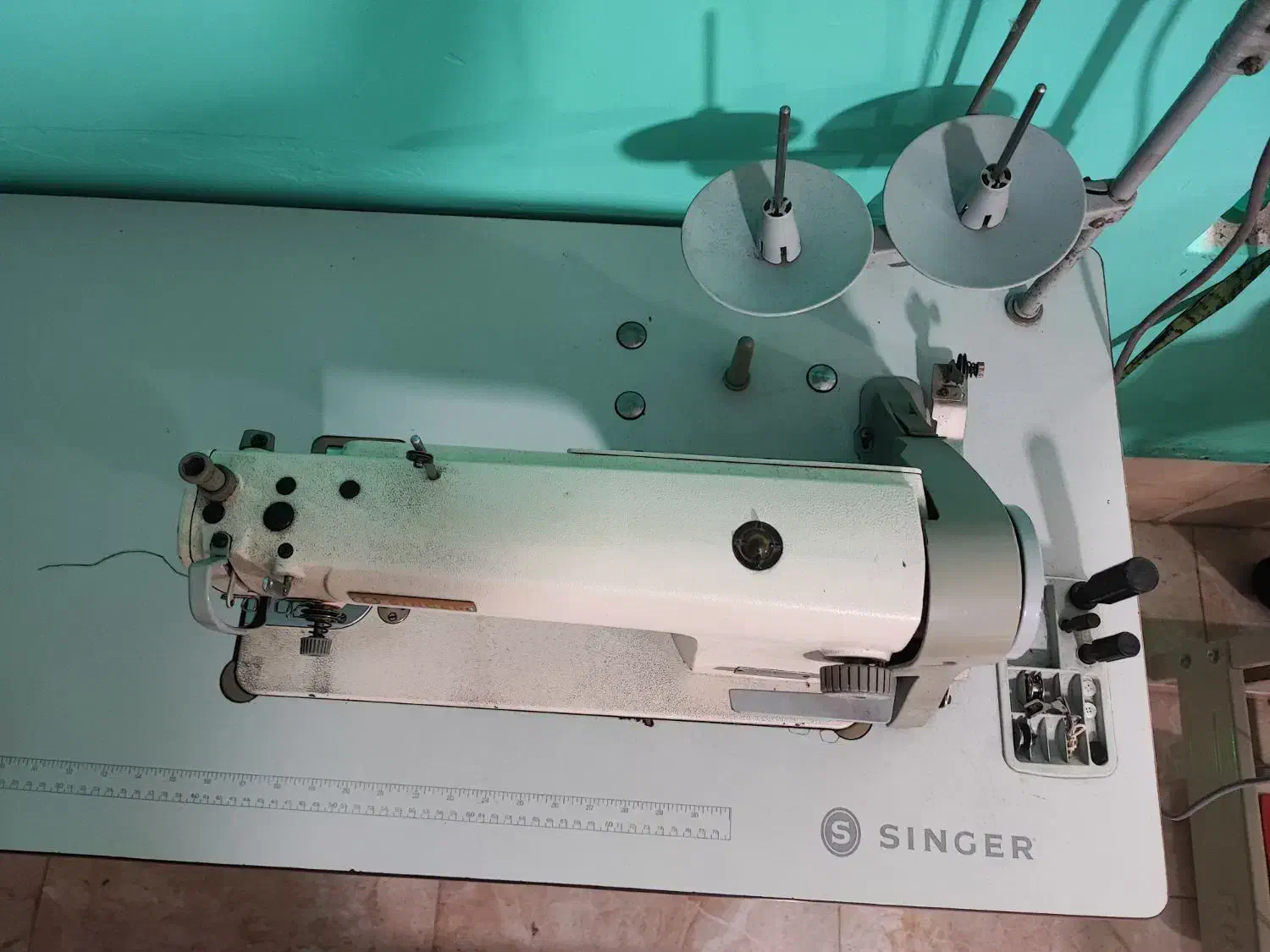 چرخ خیاطی صنعتی singer|چرخ خیاطی و ریسندگی|فومن, |دیوار
