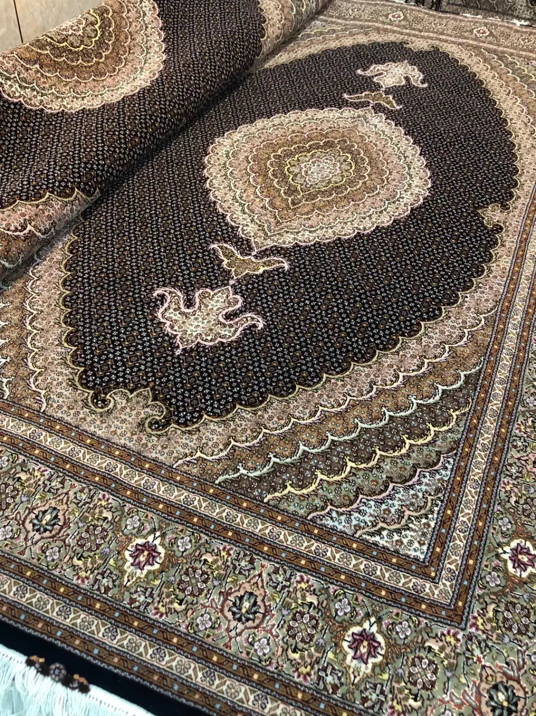 جفت ۶متری فرش ماهی درجه۱|فرش|تبریز, |دیوار