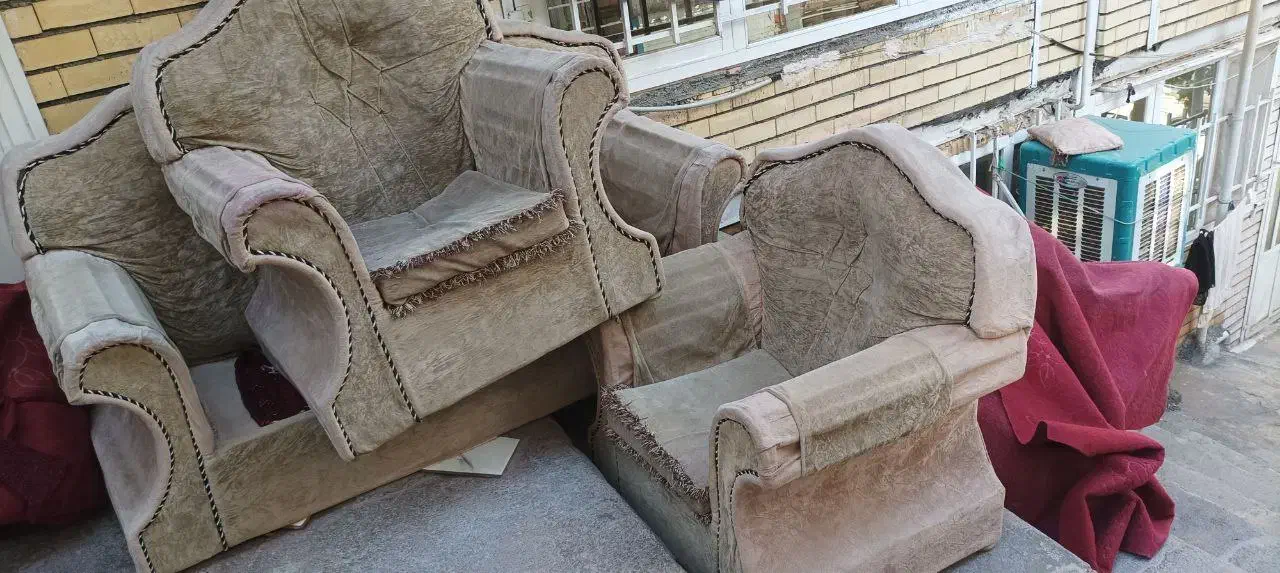 مبل 7 نفره سالم|مبلمان خانگی و میز عسلی|جوانرود, |دیوار