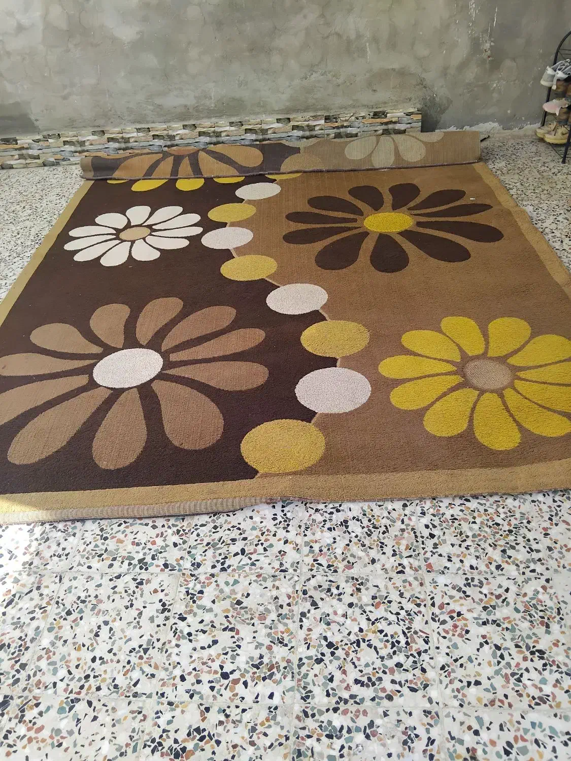 قالی گبه ۹ متری درحد نو|گلیم، جاجیم، گبه|مسجد سلیمان, |دیوار