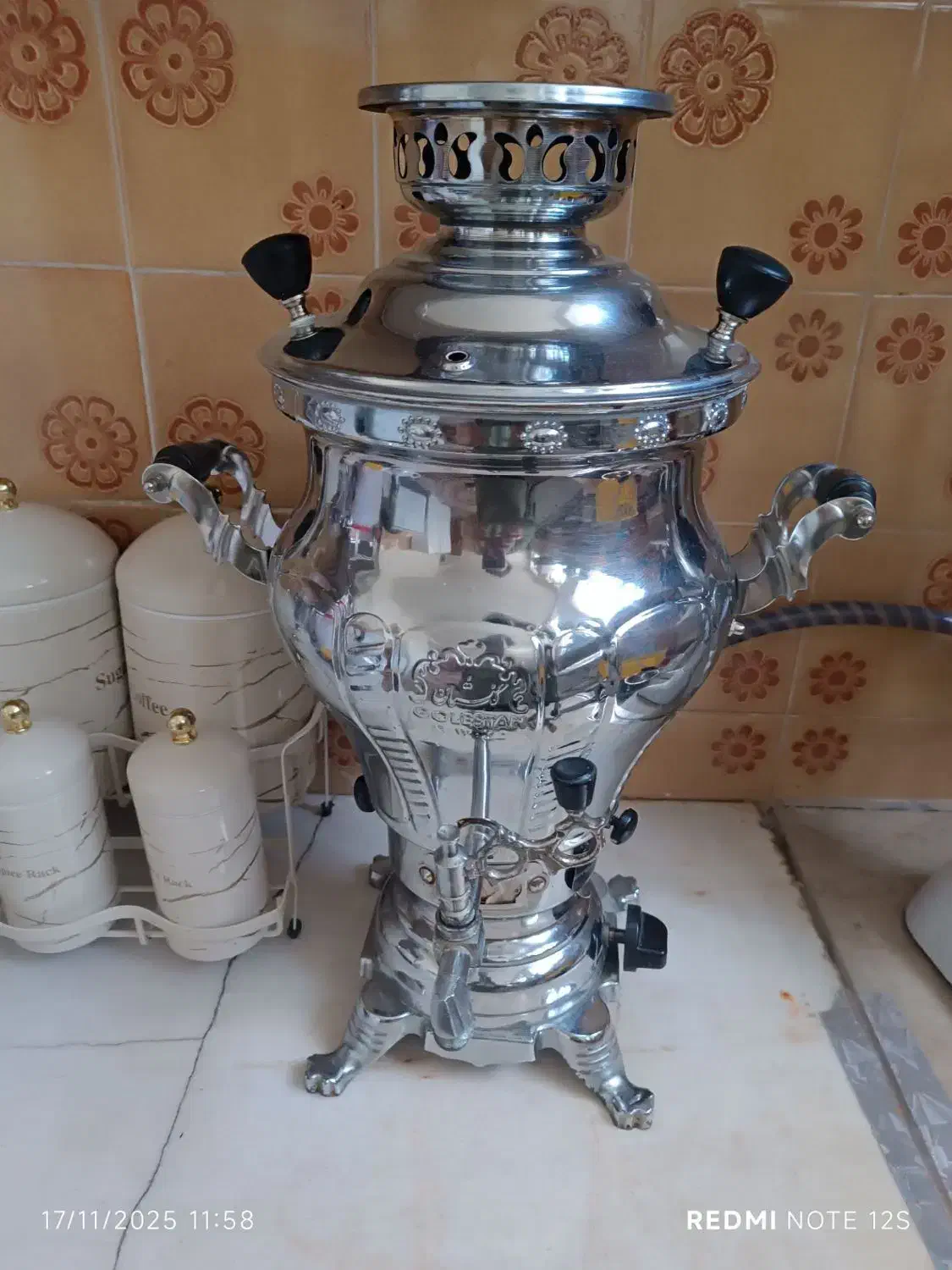 فروش سماور گازی وسرویس قابلمه ۵تکه|سماور، چایساز، قهوهساز|ایلام, |دیوار