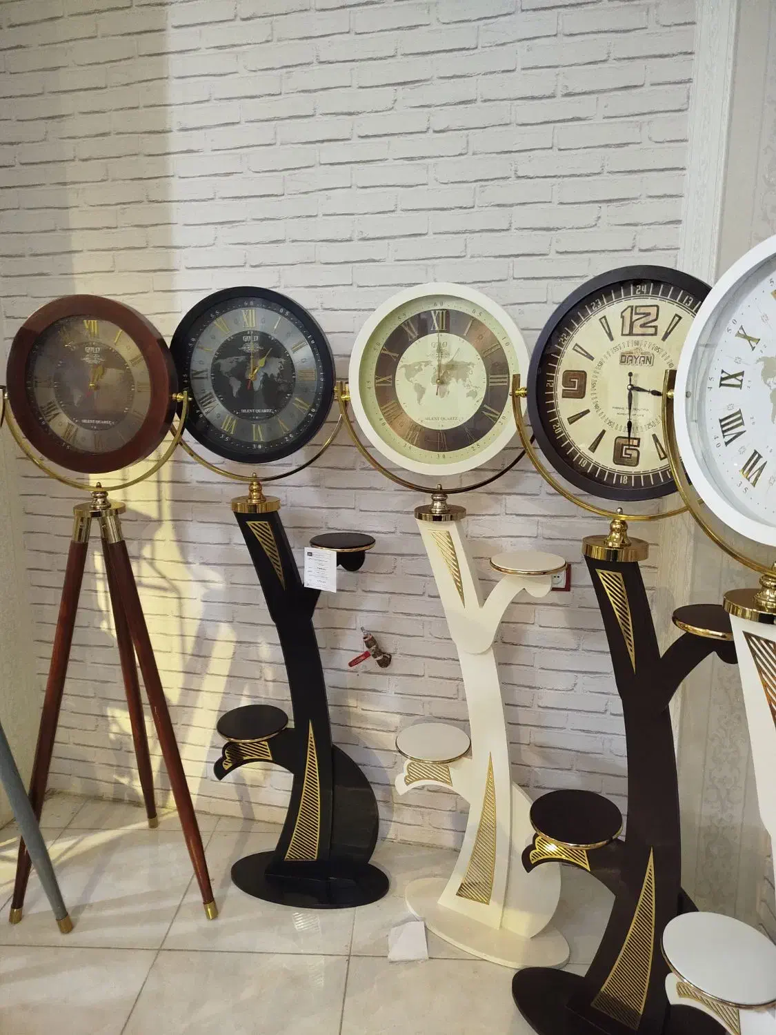 ساعت استندی ایستاده تنوع رنگ بالا زرکالاا|ساعت دیواری و تزئینی|یاسوج, |دیوار