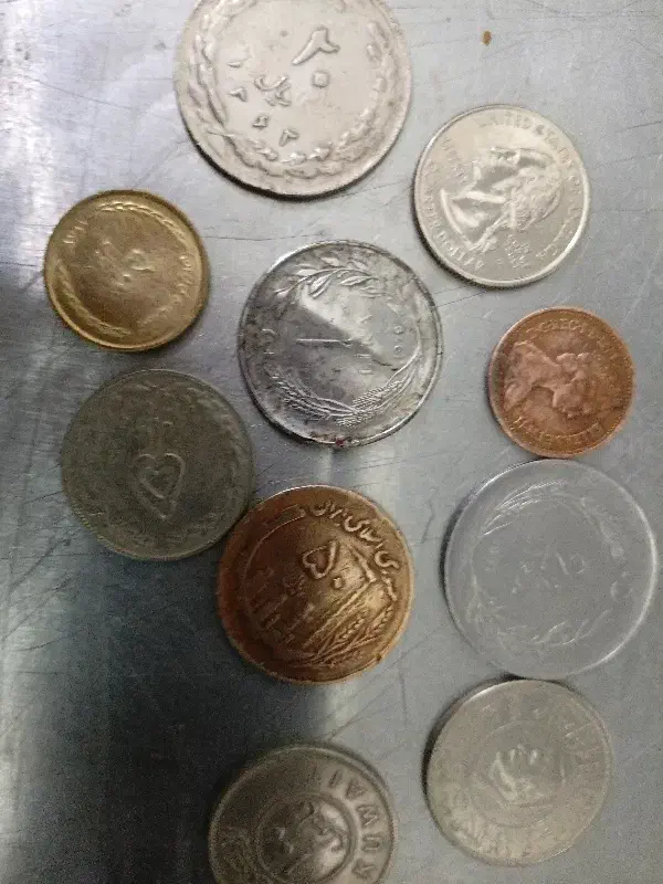 سکه های قدیمی|کلکسیون سکه، تمبر، اسکناس|قم, شهر قائم|دیوار