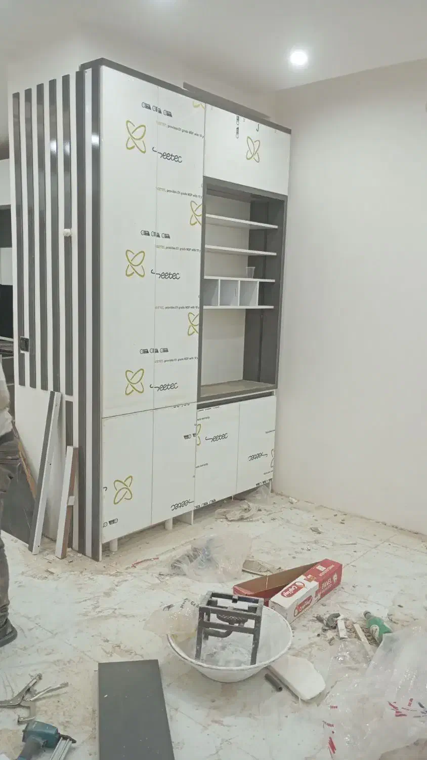 کابینت کمد دیواری جاکفشی tv wall|مصالح و تجهیزات ساختمان|اسلام‌شهر, شهرک واوان|دیوار