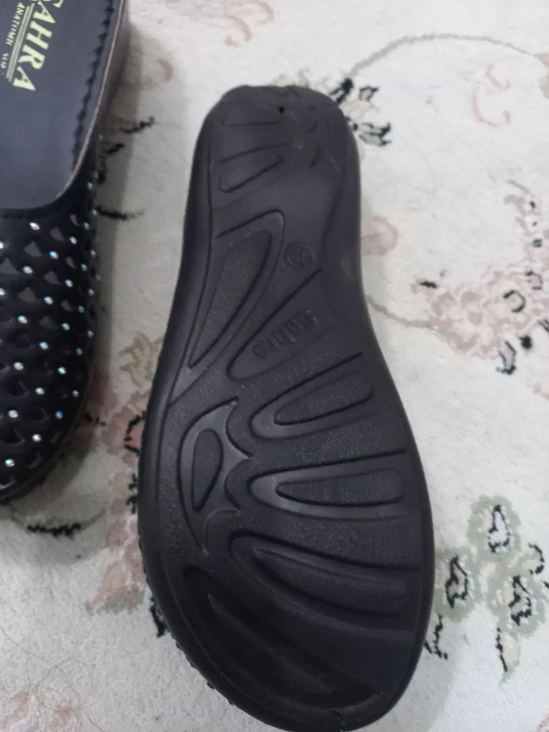 دمپایی جلو بسته نگین دار سایز ۴۰|کیف، کفش، کمربند|آفتاب, |دیوار