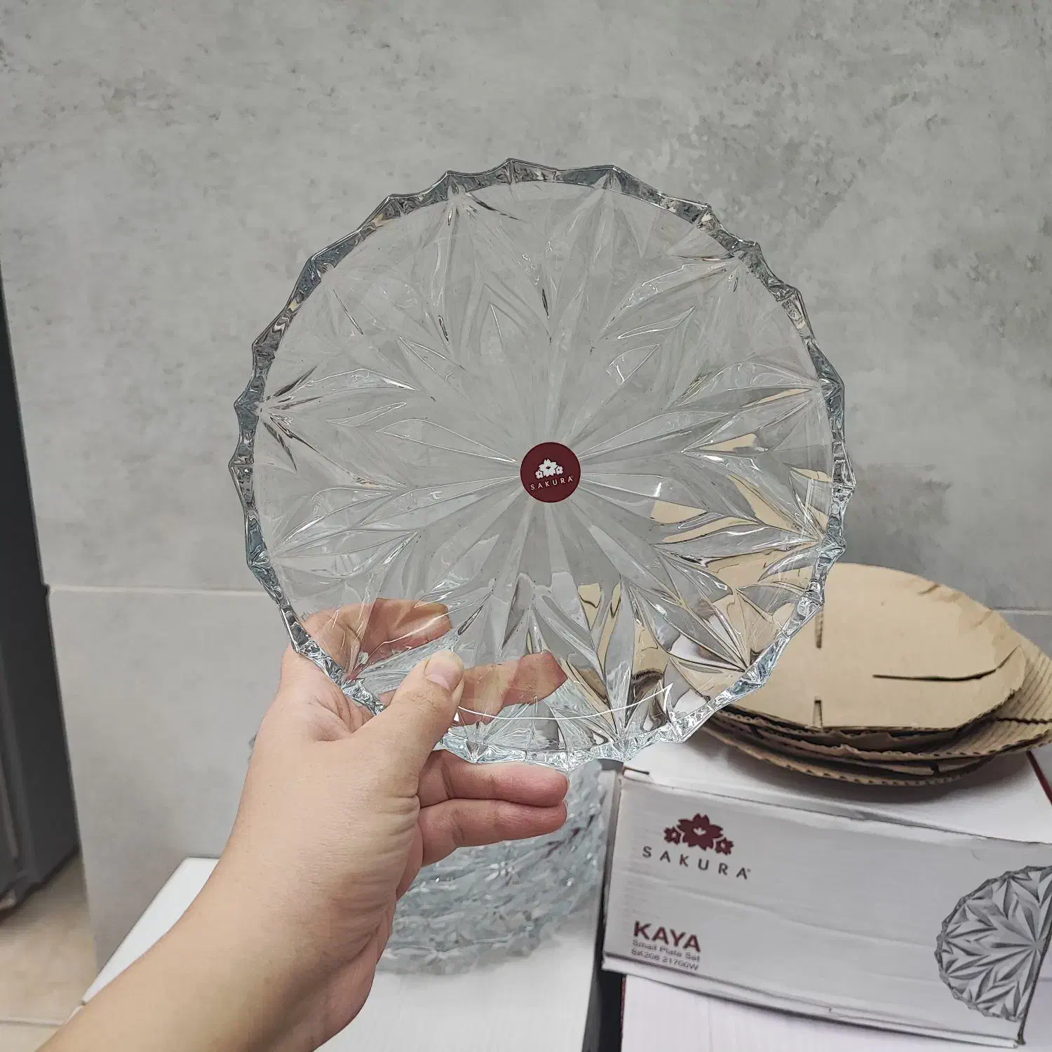 ظرف و ظروف بلور برند ساکورا مدل کایا *نو*|ظروف سرو و پذیرایی|لاهیجان, گلستان|دیوار