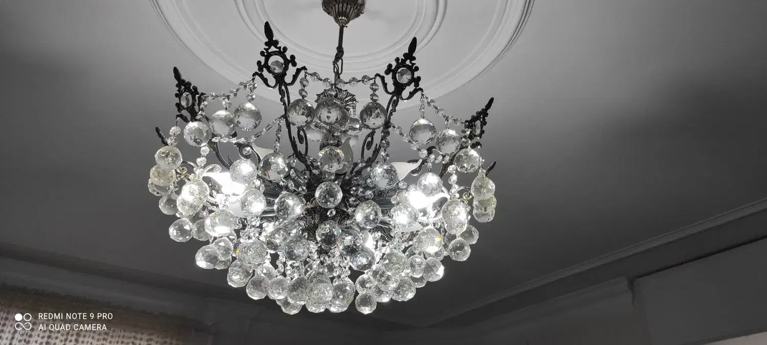 لوستر برنز (پذیرایی و اتاق خواب)|لوستر و چراغ آویز|محمدشهر, محمدشهر|دیوار