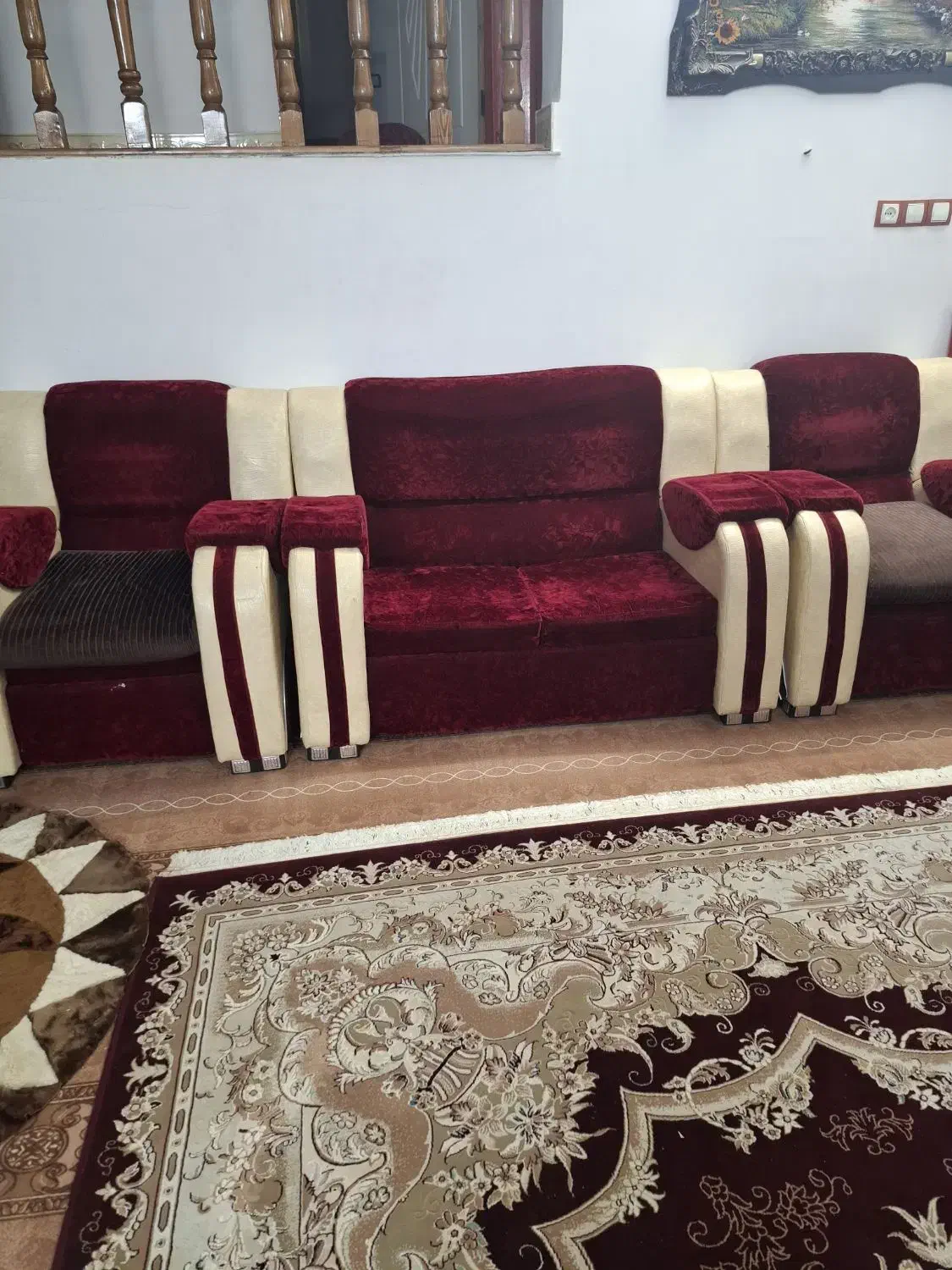 مبل ۷ نفرت|مبلمان خانگی و میز عسلی|رودسر, |دیوار