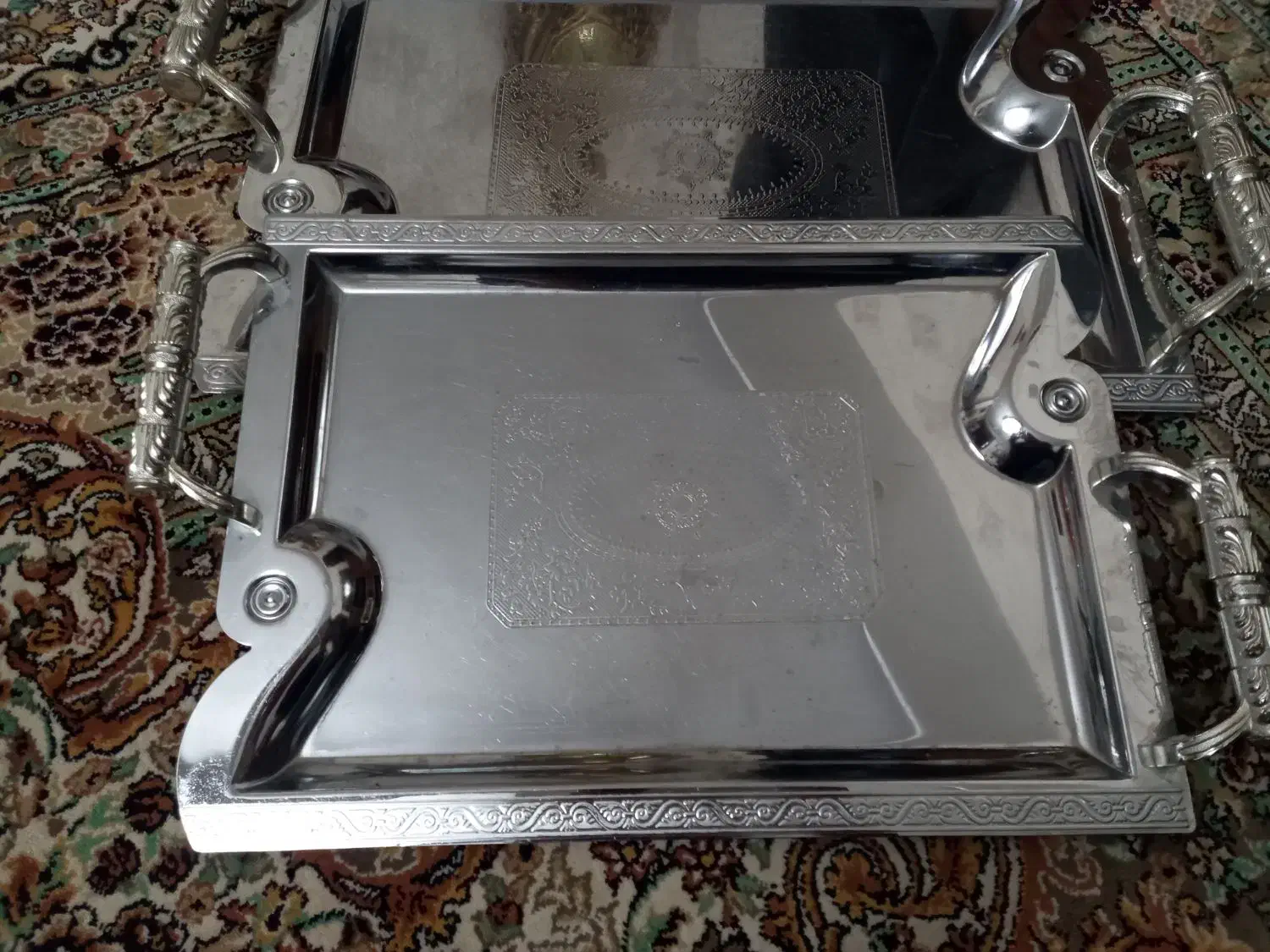 سینی استیل پذیرایی|ظروف سرو و پذیرایی|اندیشه, شهرک مریم|دیوار