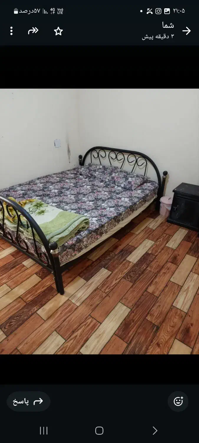 منزل مبله دوخوابه مرکزشهر|اجارهٔ کوتاهمدت آپارتمان و سوئیت|شیراز, بازار|دیوار