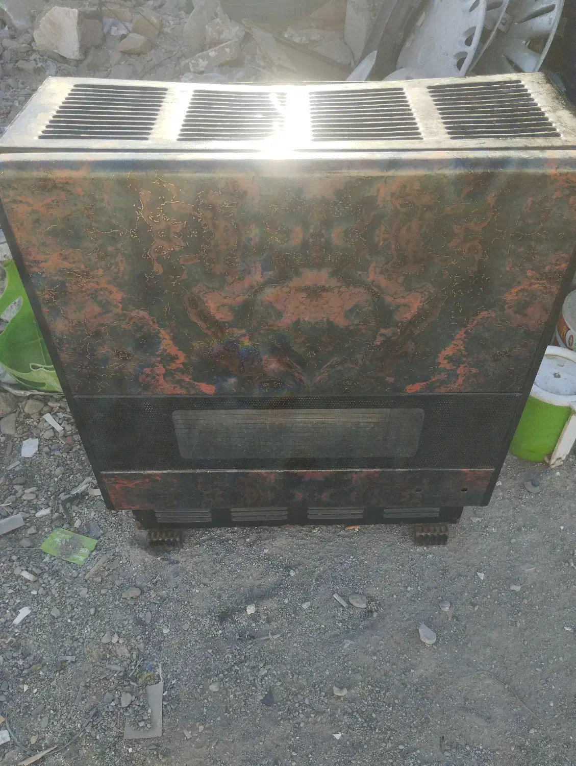 بخاری گازی سوزان|بخاری، هیتر، شومینه|صفادشت, |دیوار