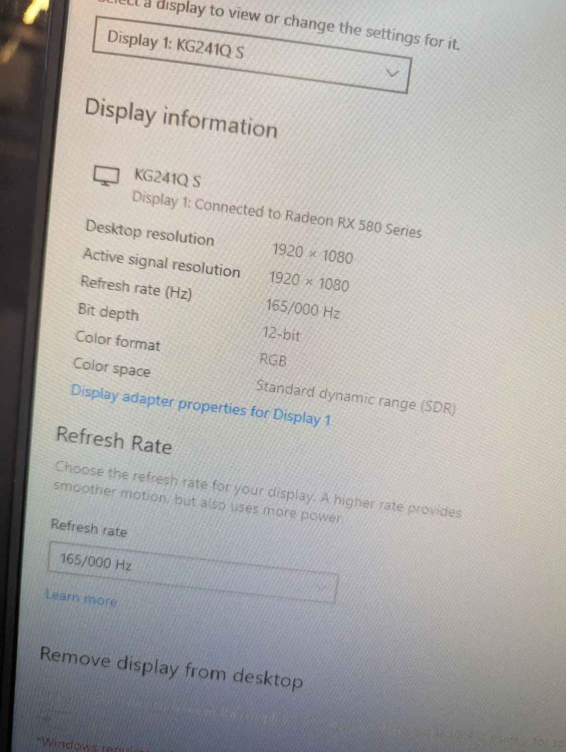 مانیتور گیمینگ 165hz|قطعات و لوازم جانبی رایانه|اسلام‌شهر, شهرک مفیدی|دیوار