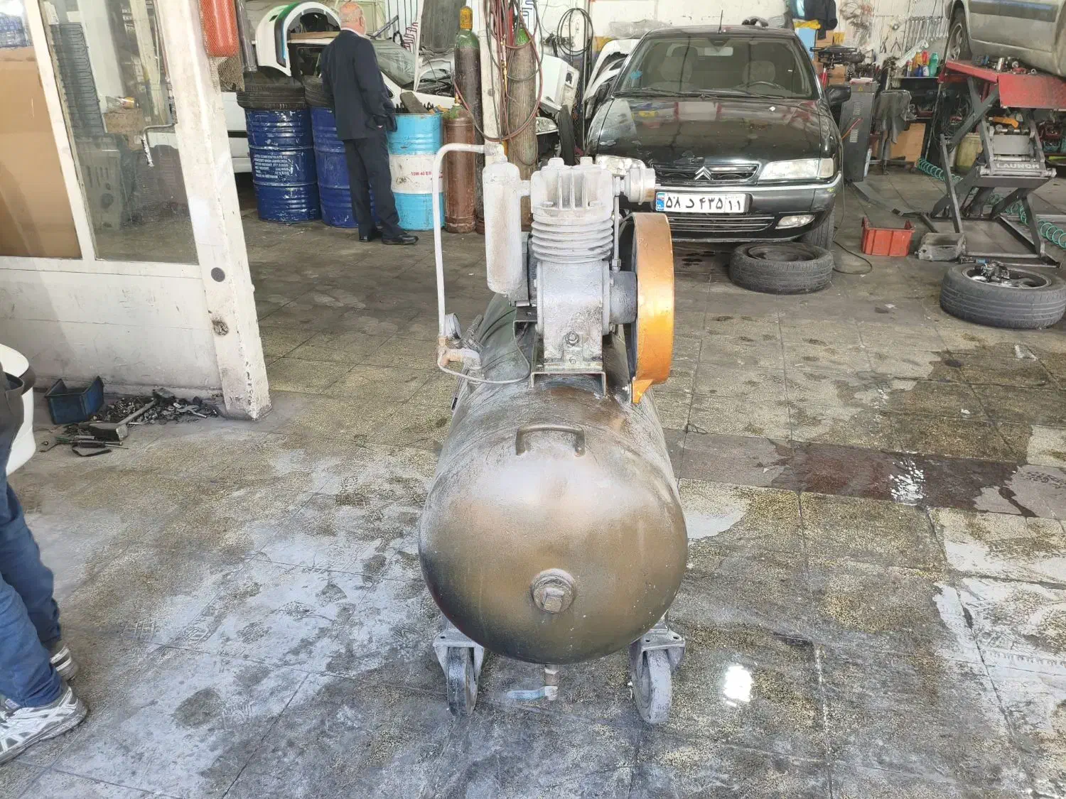پمپ باد سالم بشرط، دینام باید تعمیر شود|ماشین‌آلات صنعتی|تهران, طرشت|دیوار