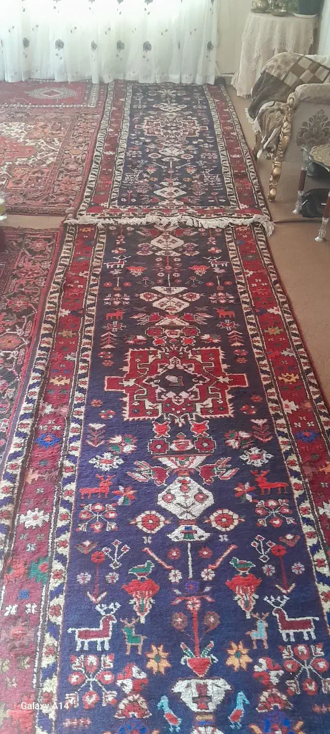 دوجفت فرش دست بافت. بارمان توش|فرش|تبریز, |دیوار