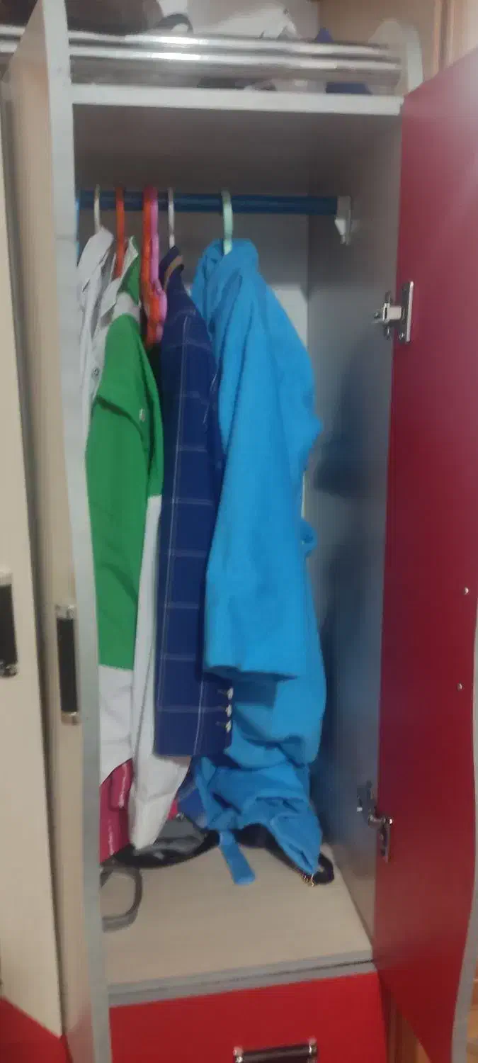 کمدبچه ۲تیکه، کمد همراه قفسه|اسباب و اثاث بچه|اقبالیه, |دیوار