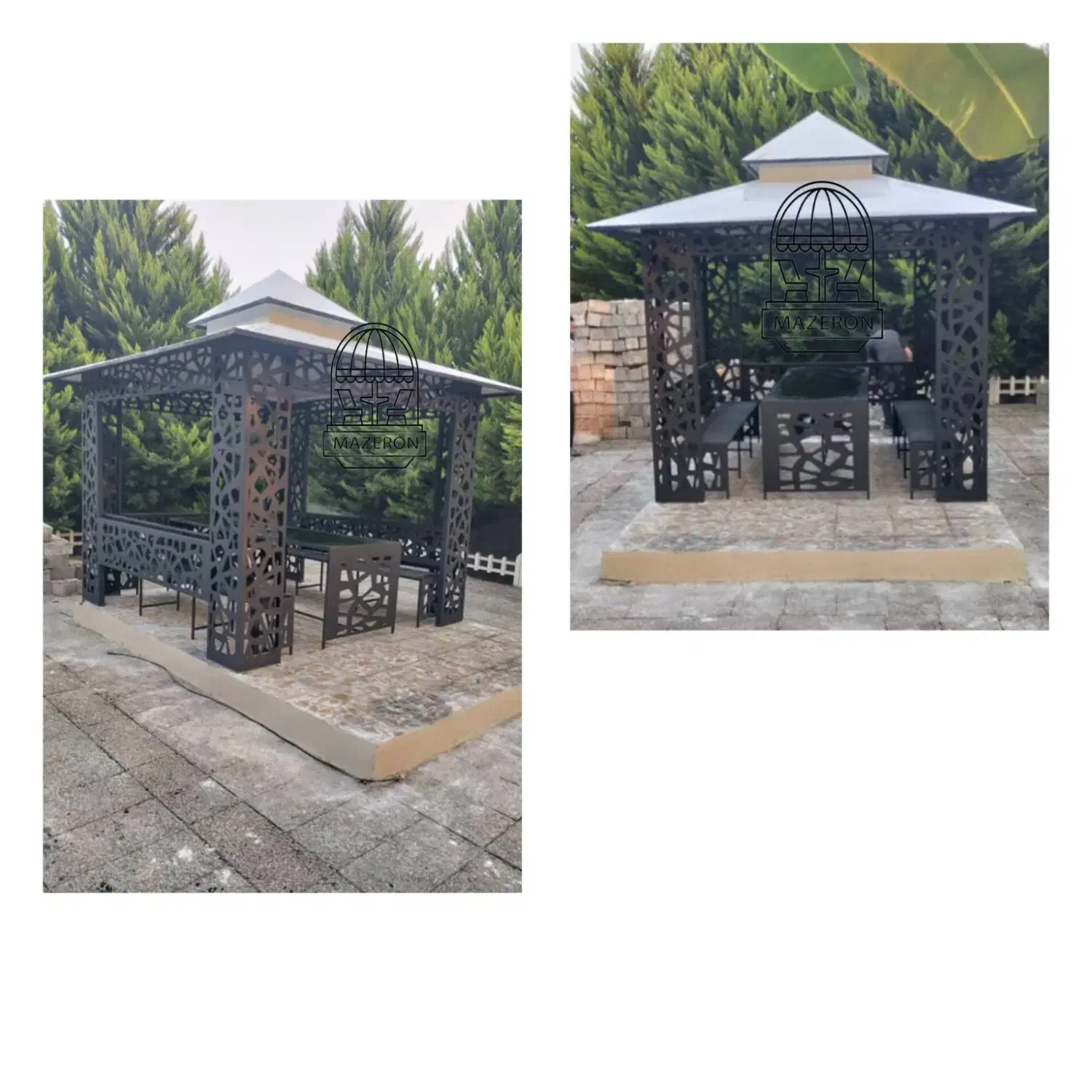 آلاچیق لوکس و مدرن با طراحی اختصاصی (مازرون)|خدمات پیشه و مهارت|آمل, |دیوار