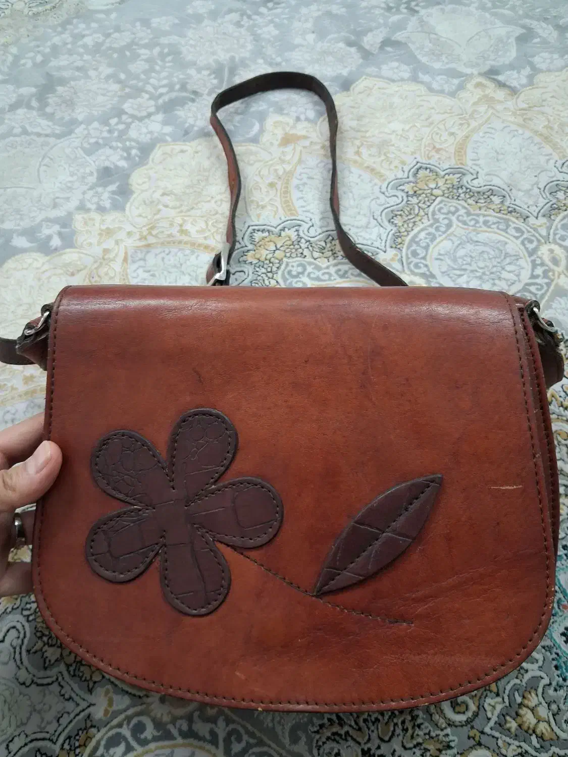 کیف تمام چرم طبیعی|کیف، کفش، کمربند|اصفهان, بوزان|دیوار