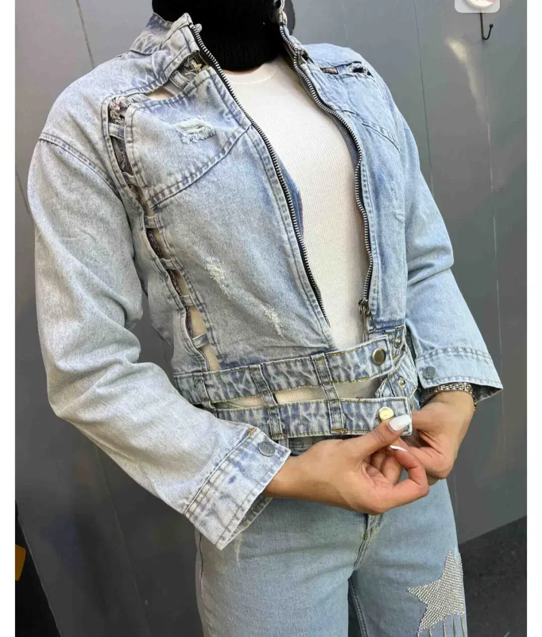 کت جین بسیار زیبا|لباس|تهران, افسریه شمالی|دیوار