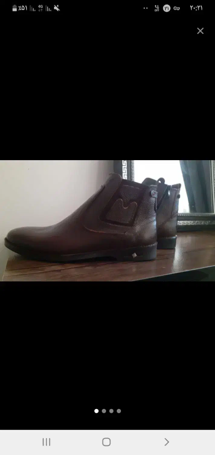 کفش چرم|کیف، کفش، کمربند|الشتر, |دیوار