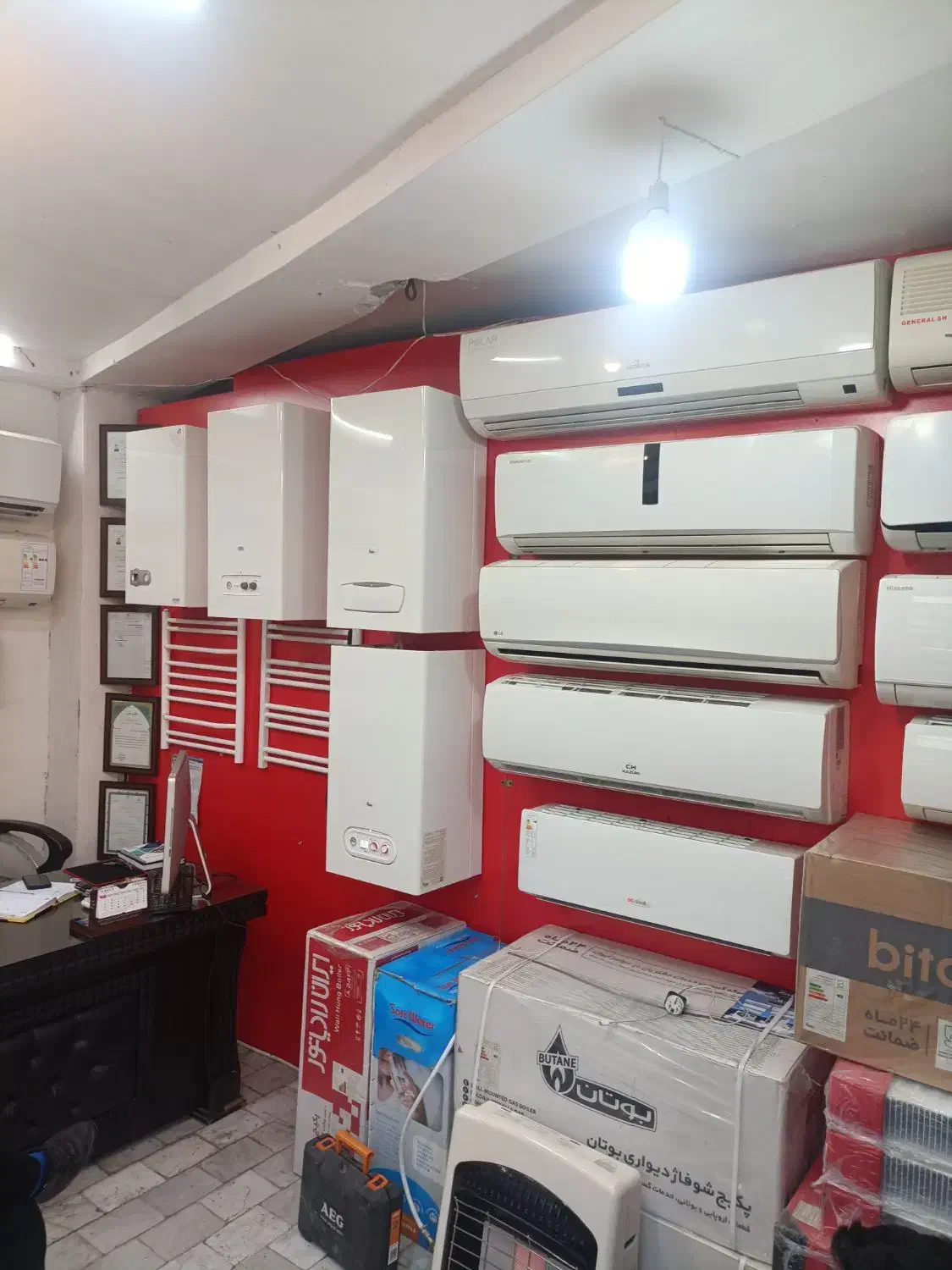 فروش اسپیلت های کار کرده در حد صفر|کولر گازی و فنکوئل|گرگان, |دیوار