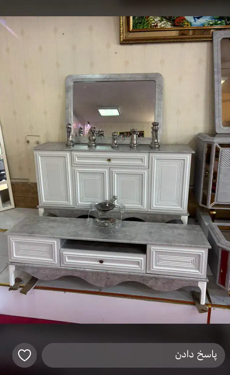 اینه کنسول کارینو|بوفه، ویترین، کنسول|مشکیندشت, |دیوار