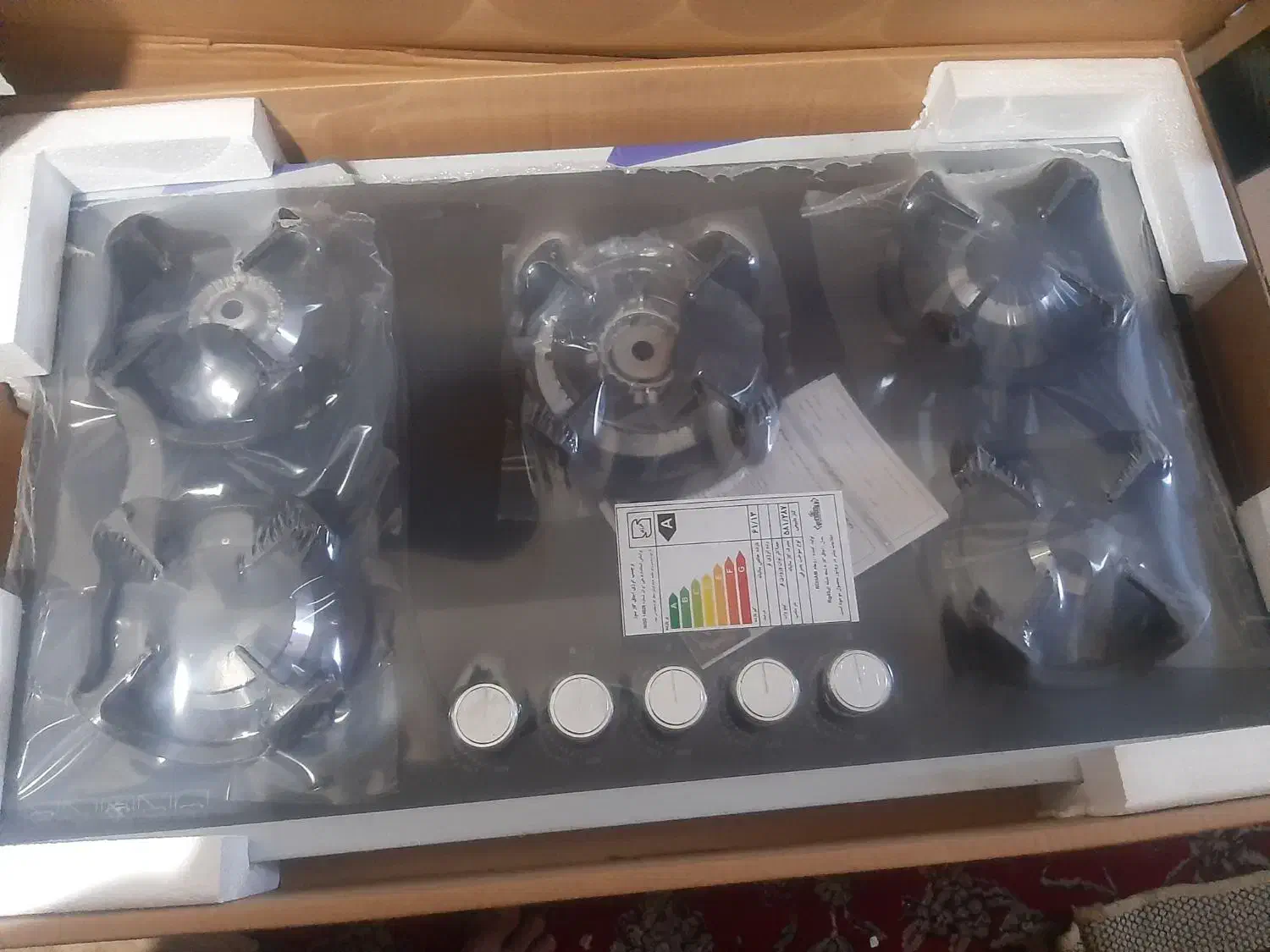 گاز رومیزی شیشه ای رهام|اجاق گاز و لوازم برقی پخت‌وپز|مشهد, نوید|دیوار