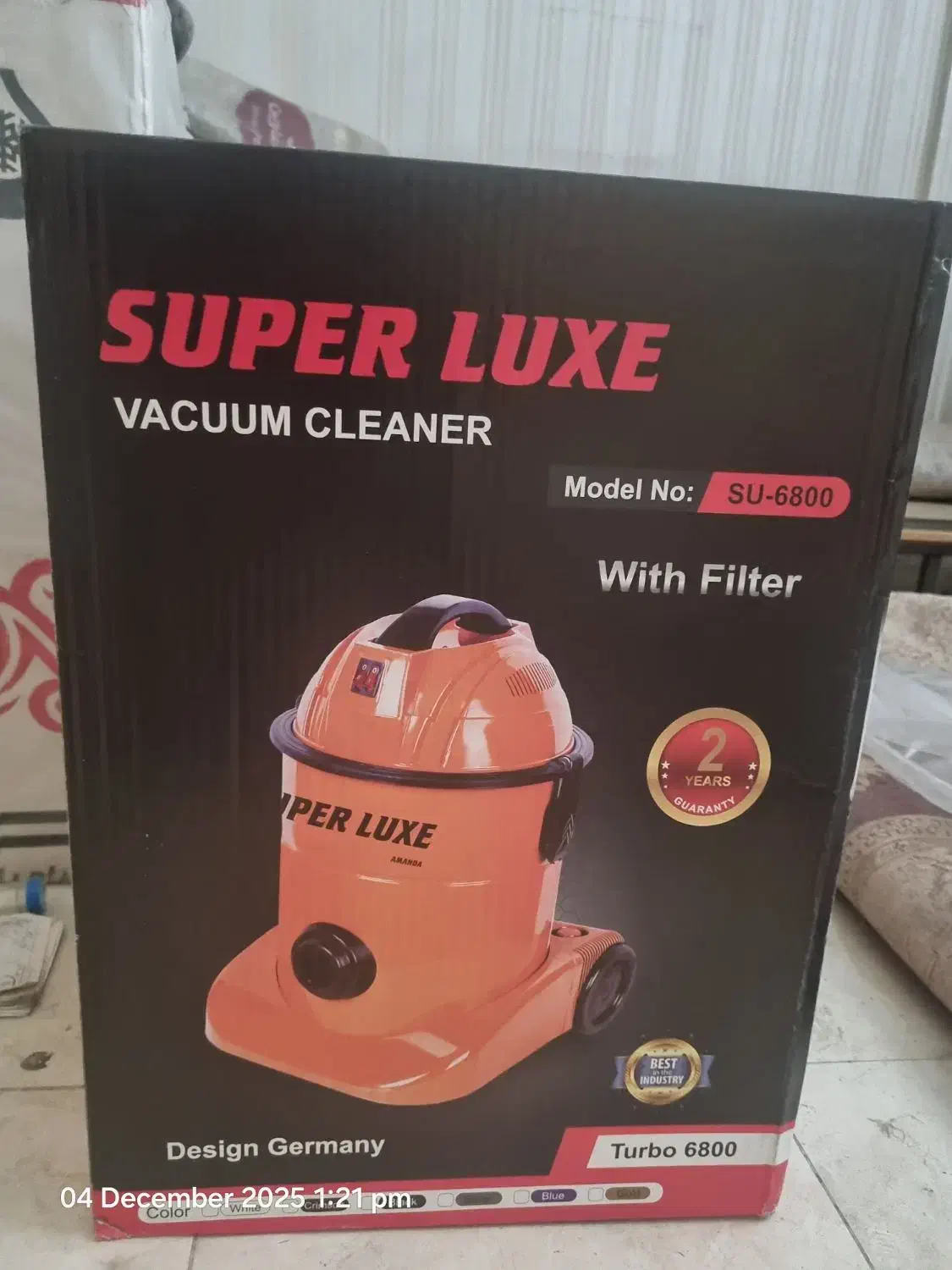 جاروبرقی سوپر لوکس|جاروبرقی، جارو شارژی، بخارشو|تهران, جوادیه|دیوار