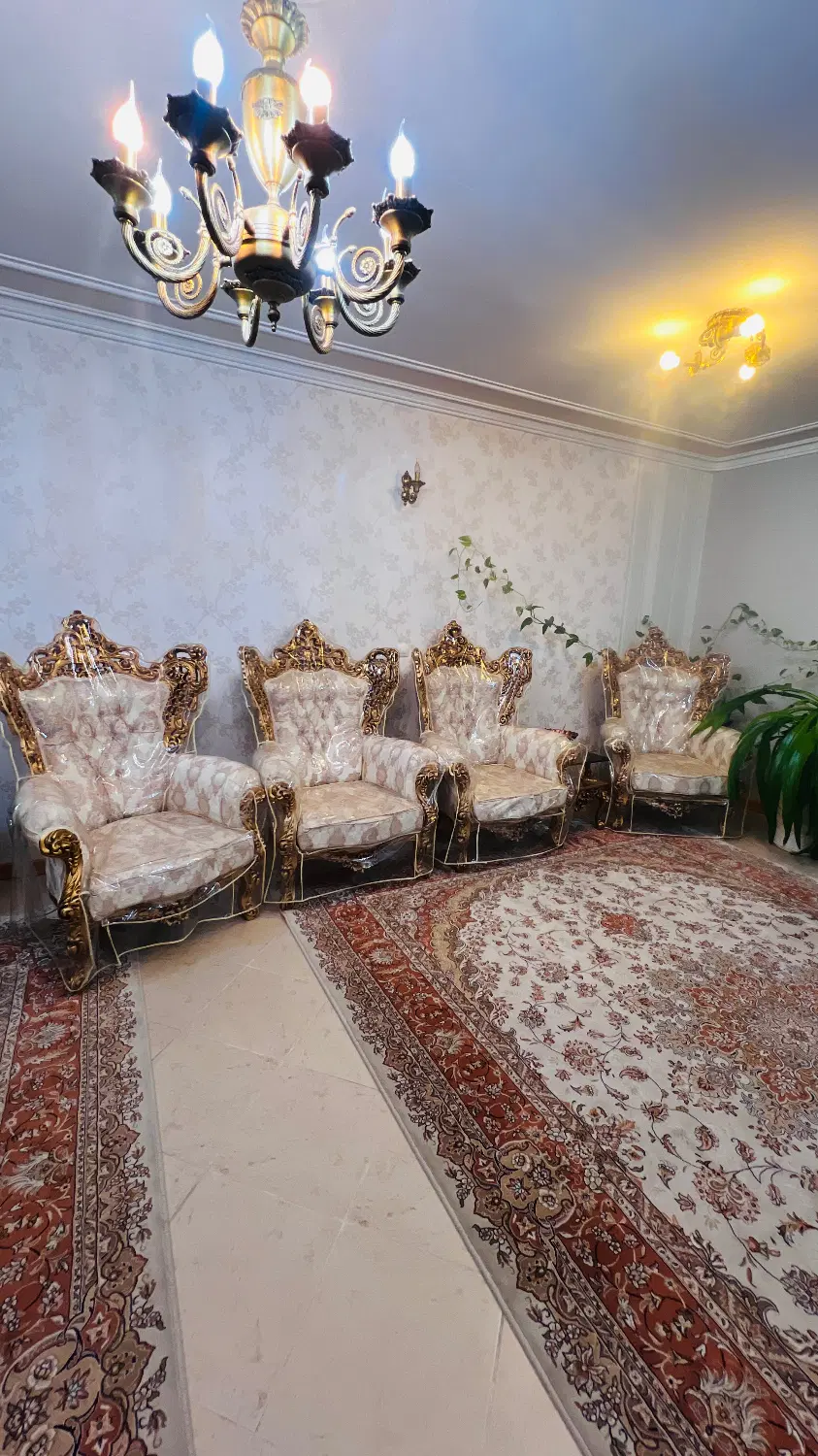 مبل سلطنتی|مبلمان خانگی و میز عسلی|سامان, |دیوار