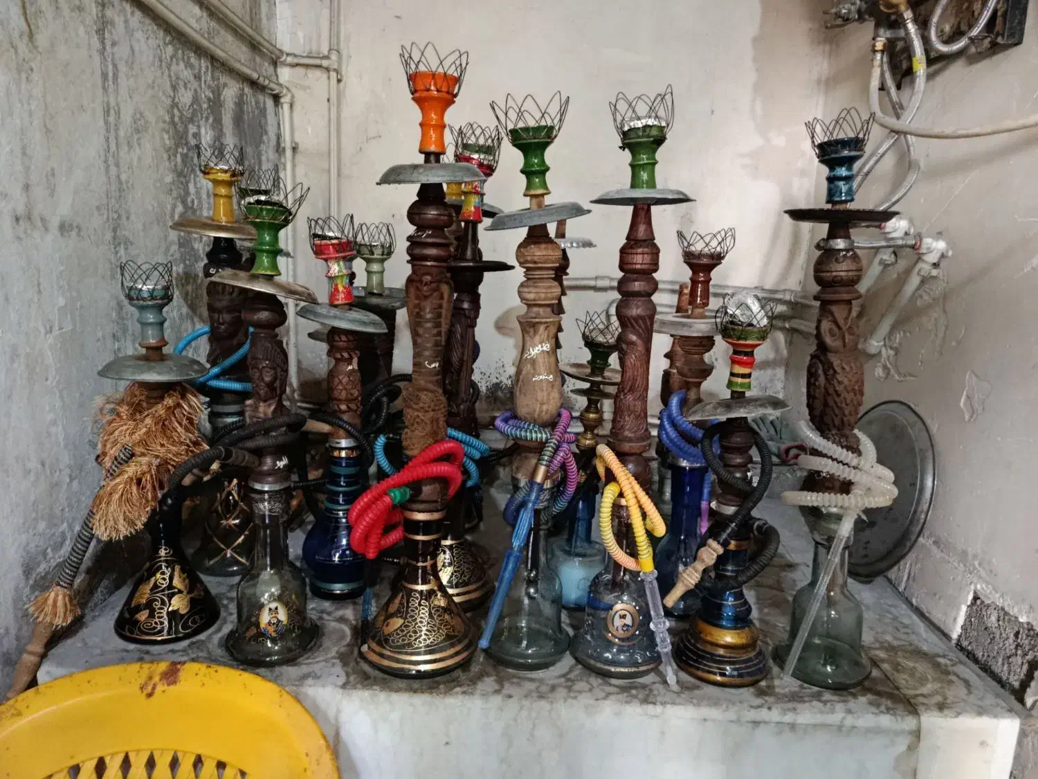 قلیان جا افتاده|کلکسیون و سرگرمی|بابا حیدر, |دیوار