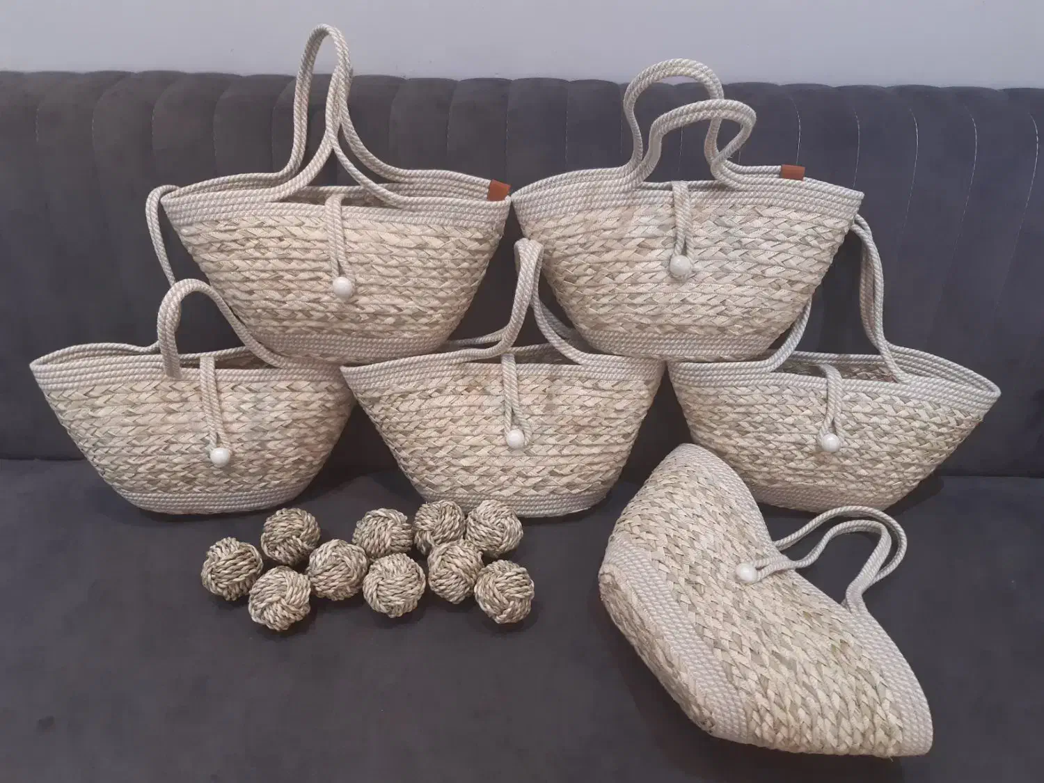 کیف حصیری|صنایع دستی و سایر لوازم تزئینی|رشت, بازار|دیوار