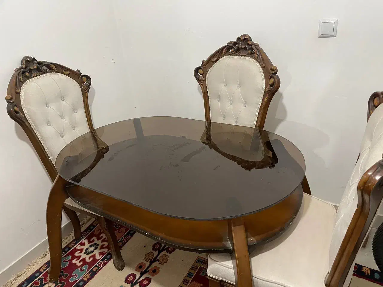 میزغذاخوری۴نفر|میز و صندلی غذاخوری|اراک, |دیوار